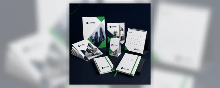 Material publicitario impreso por Level Print: volantes, afiches, calendarios y agendas